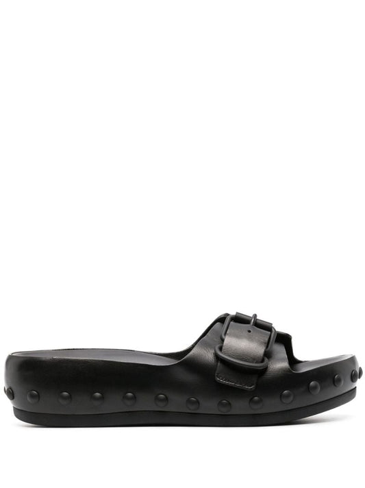 X Natacha Ramsey Levi Leather Slides
