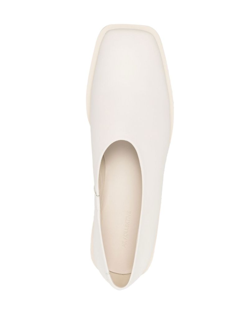 X Bianca Saunders White Maggoty Loafers