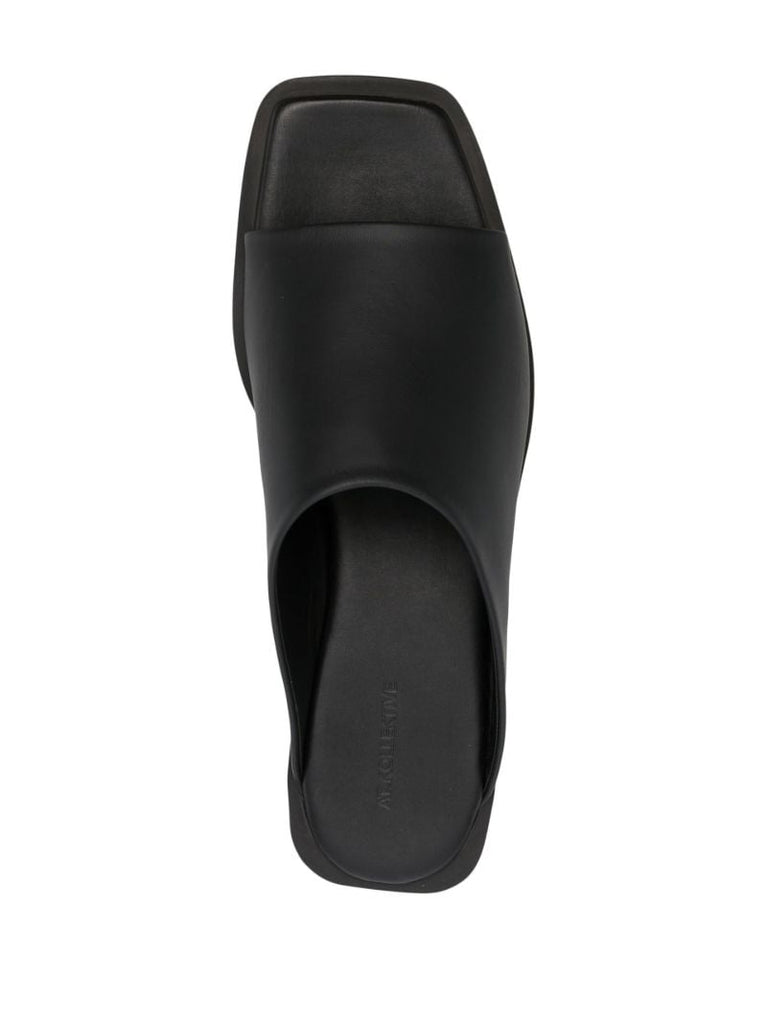 X Bianca Saunders Black Morant Slides