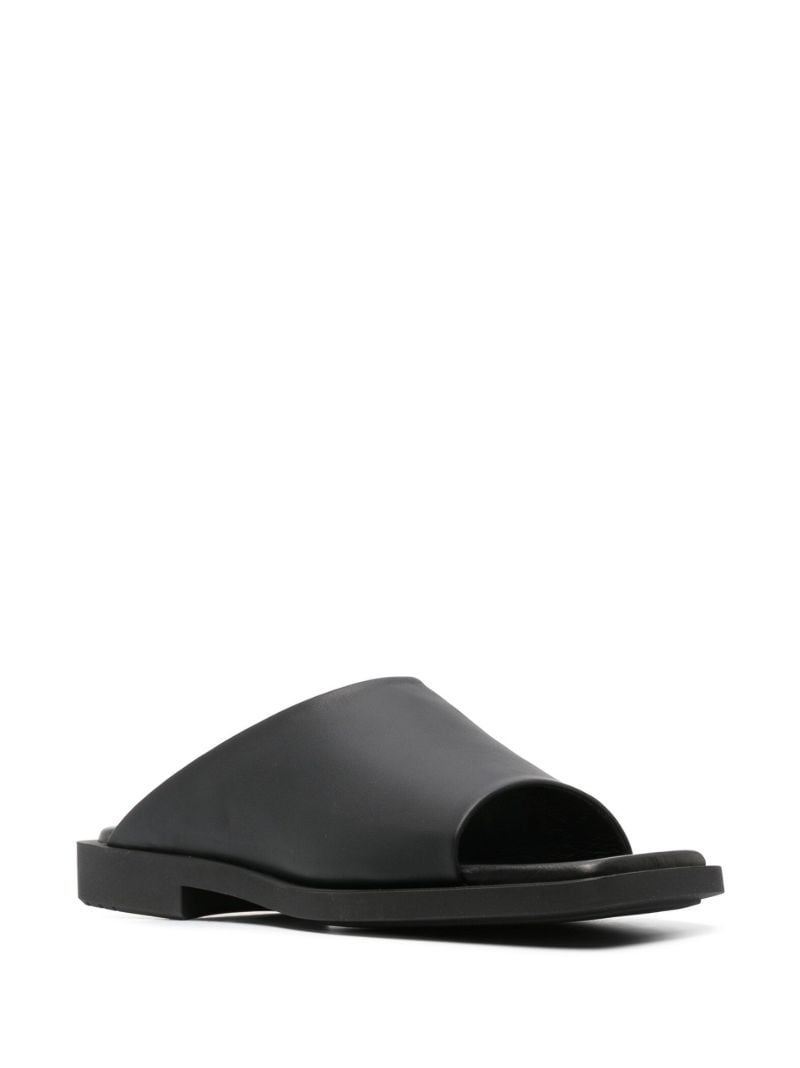 X Bianca Saunders Black Morant Slides