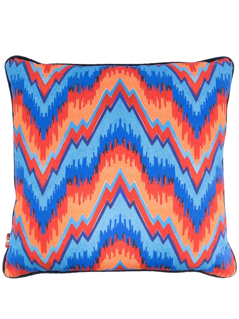 X Browns Blue Point De Hongrie Printed Cushion