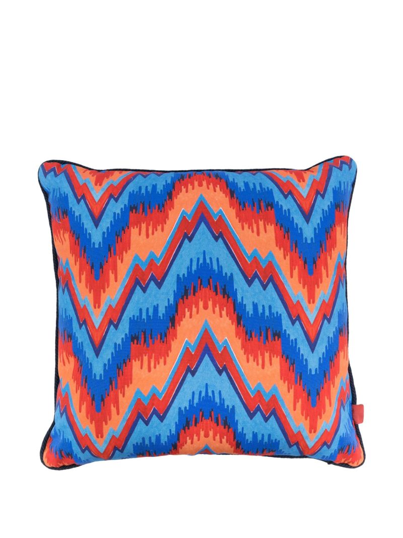 X Browns Blue Point De Hongrie Printed Cushion