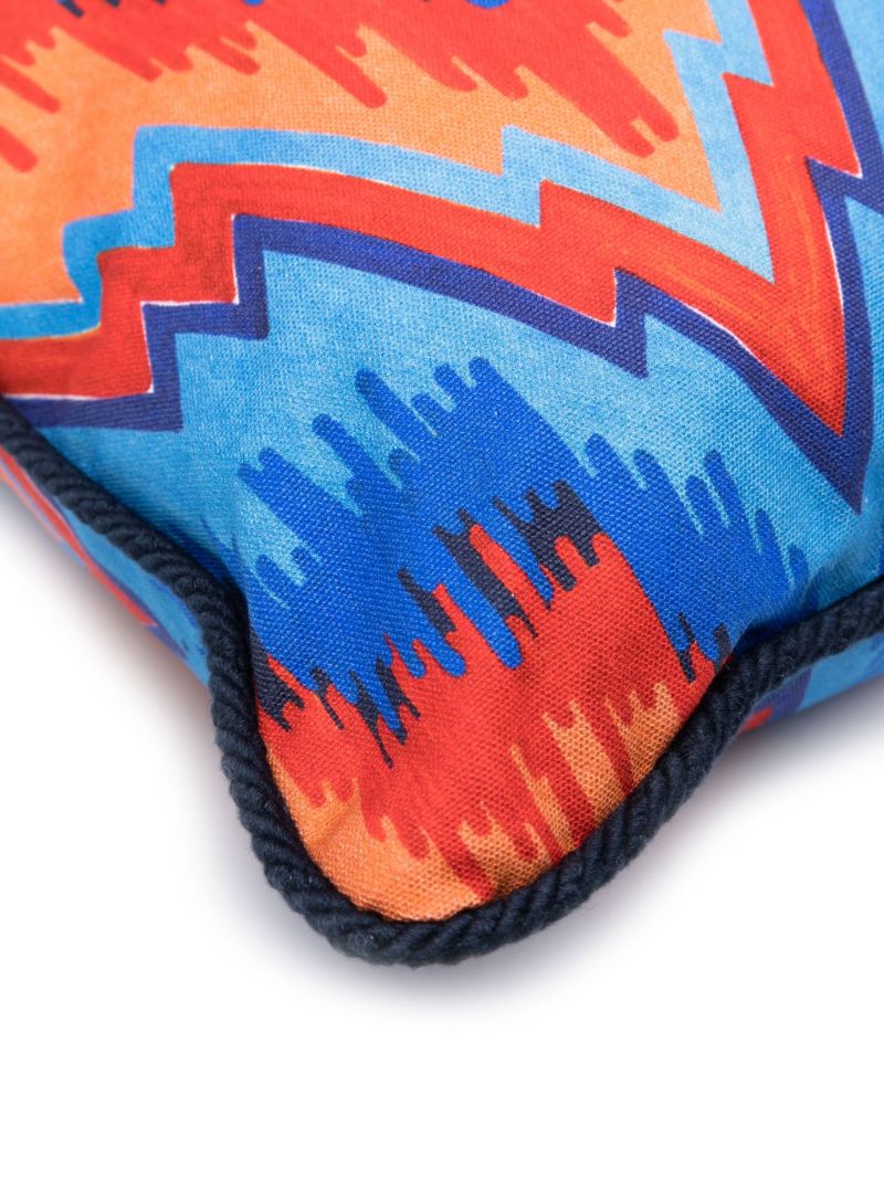 X Browns Blue Point De Hongrie Printed Cushion