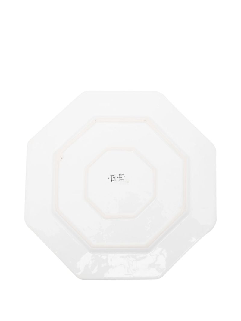 Orange Giardino Hand-painted Dinner Plate