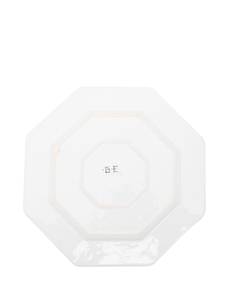 Orange Giardino Hand-painted Dinner Plate