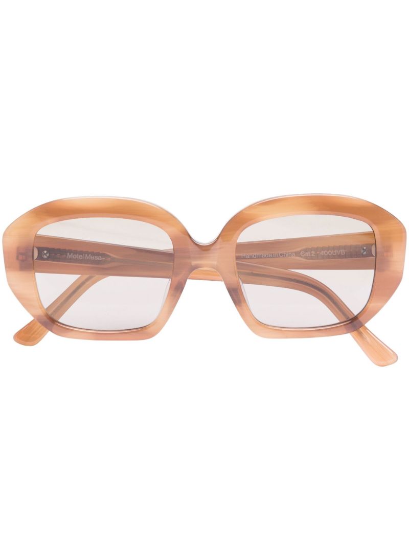 Neutral Motel Mesa Oversized Sunglasses