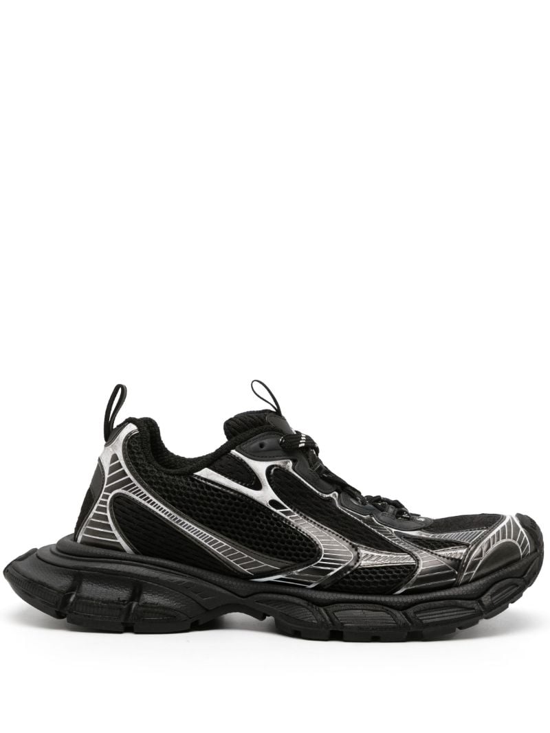 Black 3xl Mesh Panel Trainers