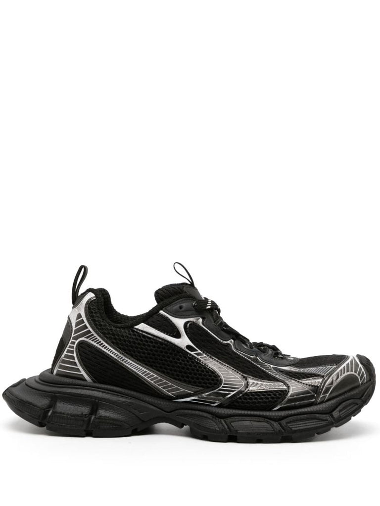 Black 3xl Mesh Panel Trainers