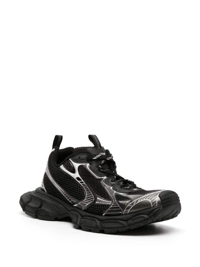 Black 3xl Mesh Panel Trainers