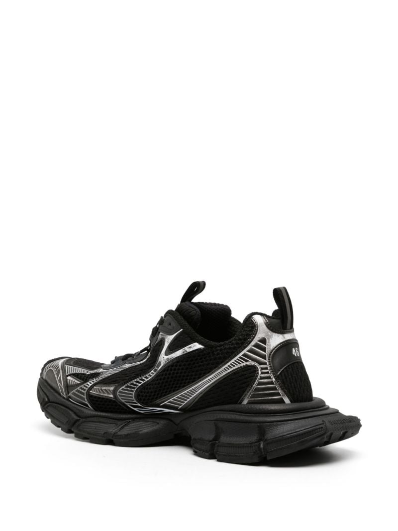 Black 3xl Mesh Panel Trainers