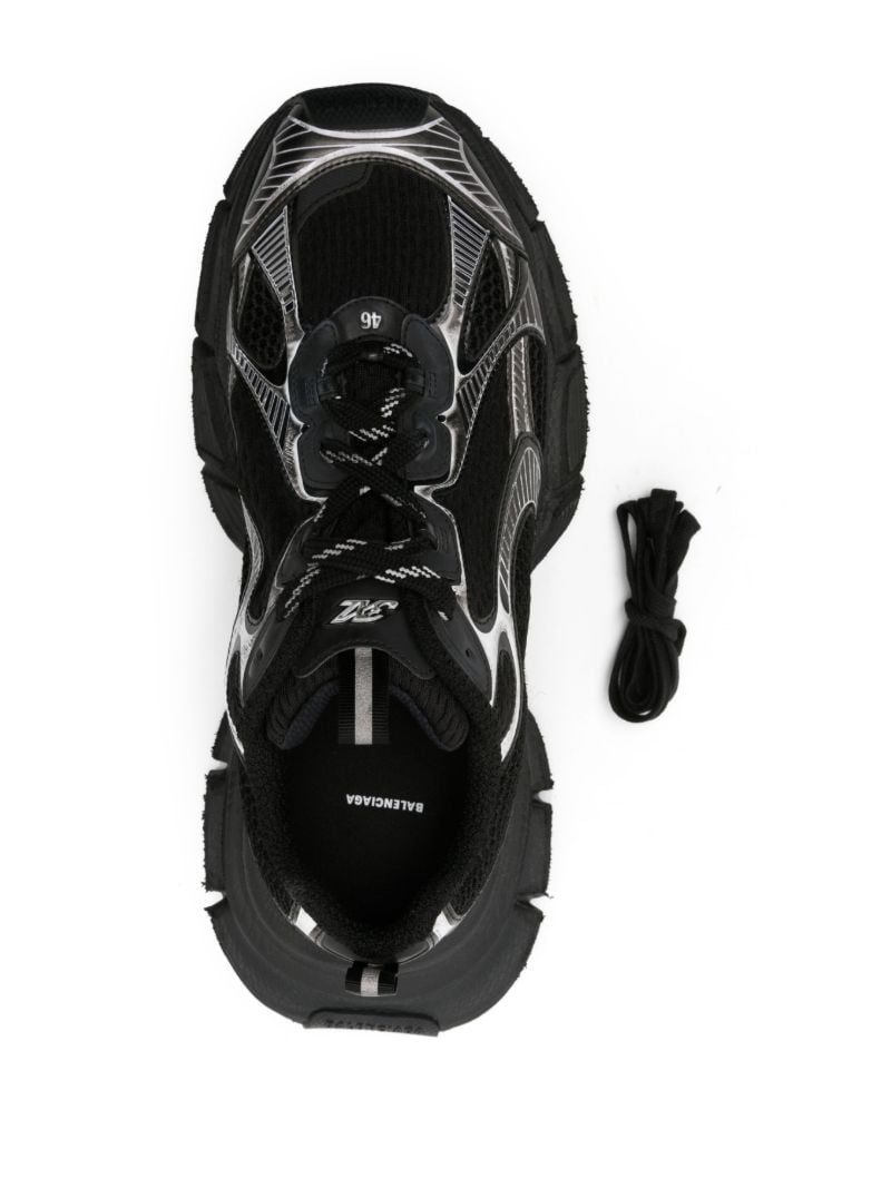 Black 3xl Mesh Panel Trainers