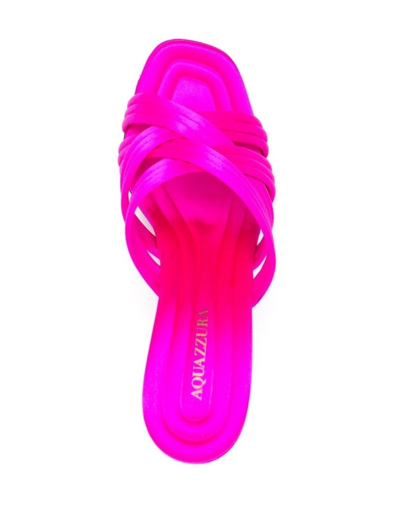 Pink Oahu 95 Satin Sandals