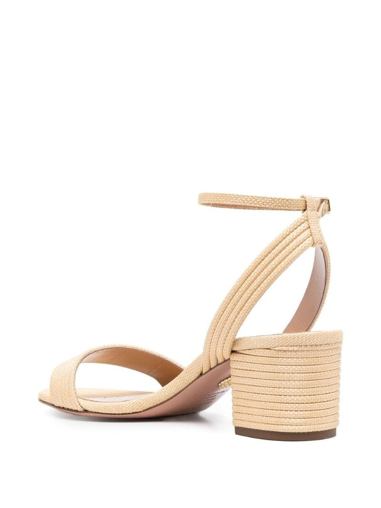 Beige Sundance 50 Quilted Sandals