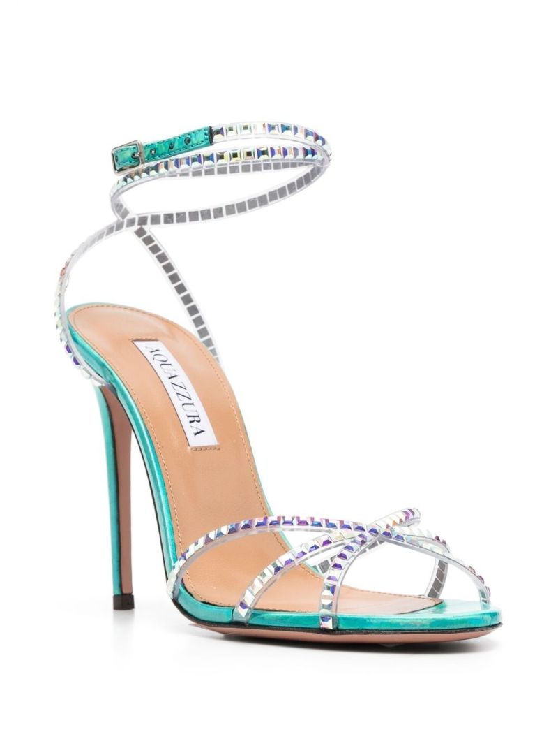 Blue Dance Plexi 105 Leather Sandals