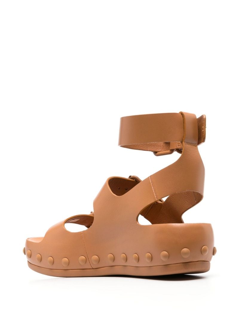 X Natacha Ramsey Levi Brown Sandals