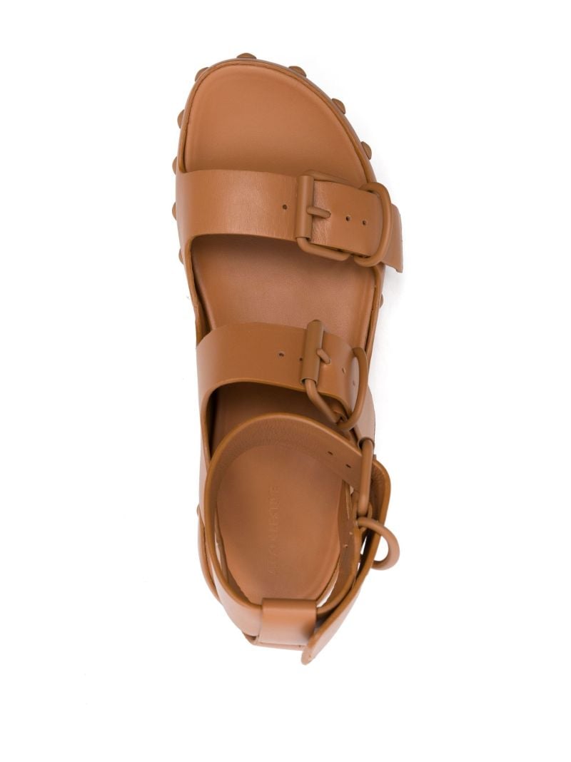 X Natacha Ramsey Levi Brown Sandals