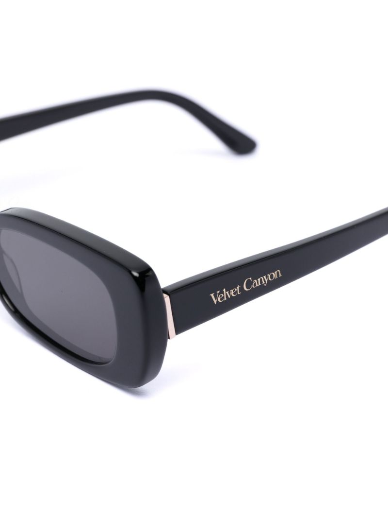 Black La Petite Square Sunglasses
