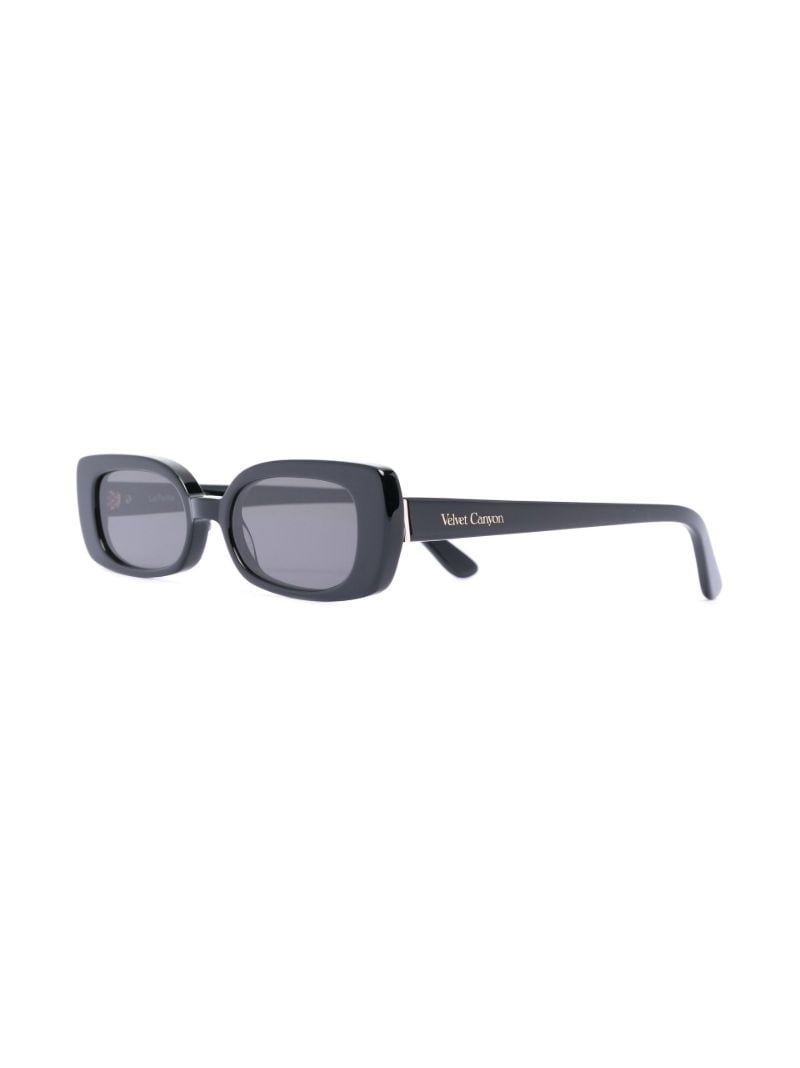 Black La Petite Square Sunglasses
