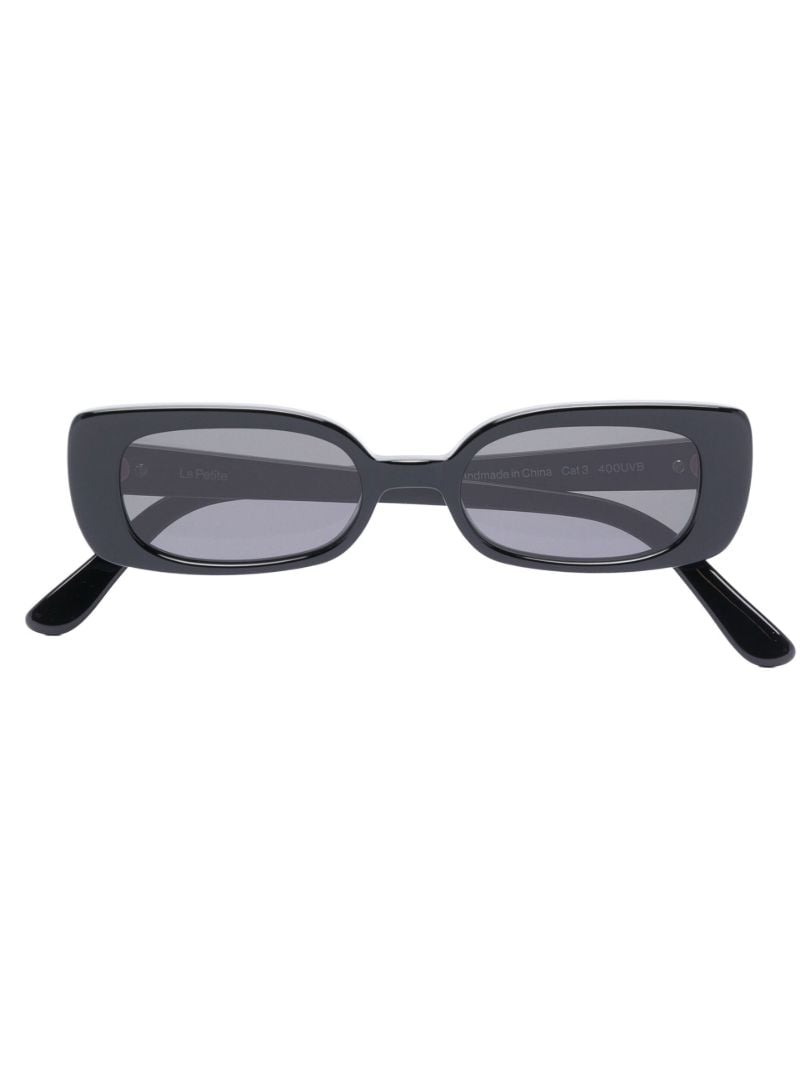 Black La Petite Square Sunglasses