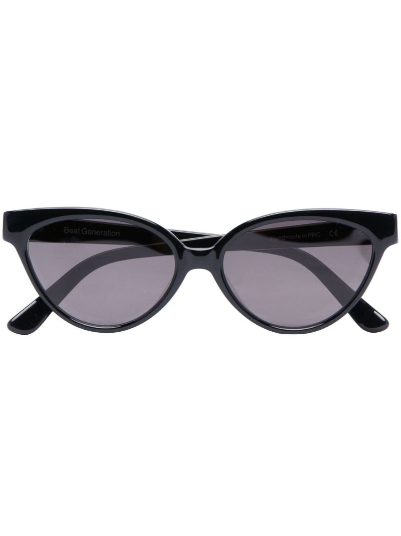Black Beat Generation Cateye Sunglasses