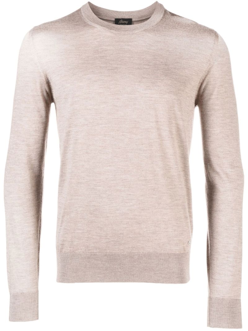 Neutral Fine-knit Sweater