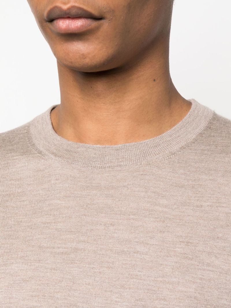 Neutral Fine-knit Sweater
