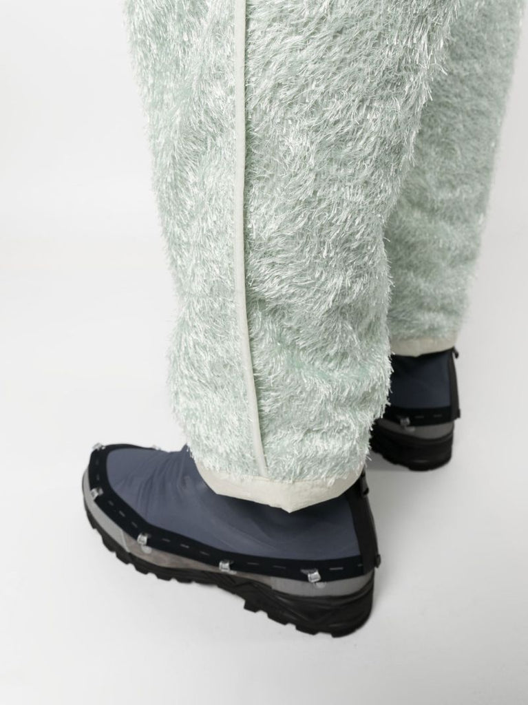 Green Internal Faux-fur Straight-leg Trousers