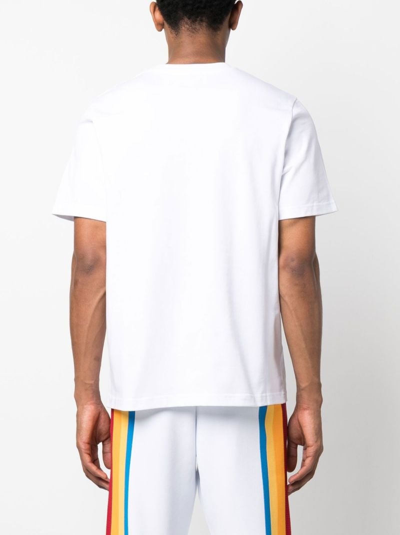 White Casa Way Graphic Print T-shirt