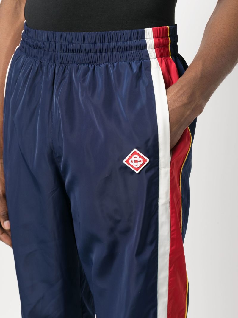 Blue Stripe Track Pants