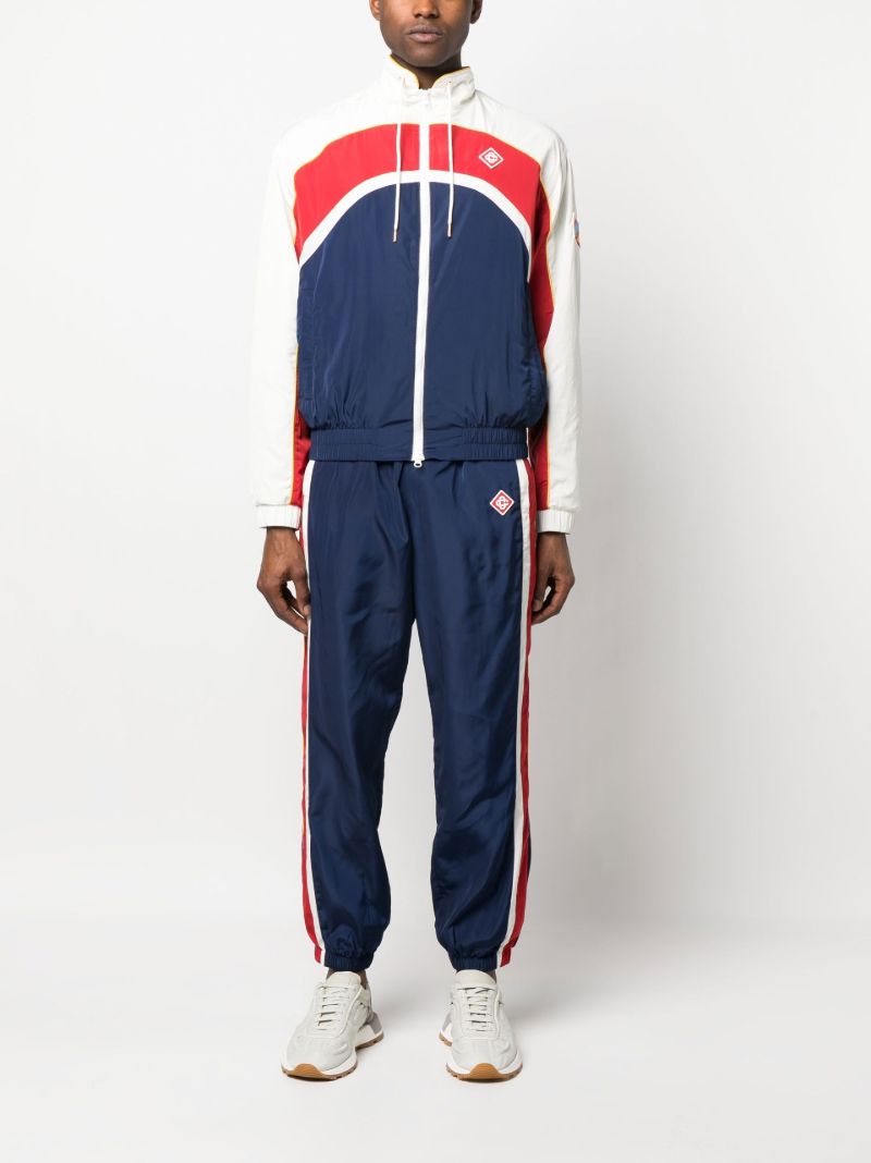 Blue Stripe Track Pants