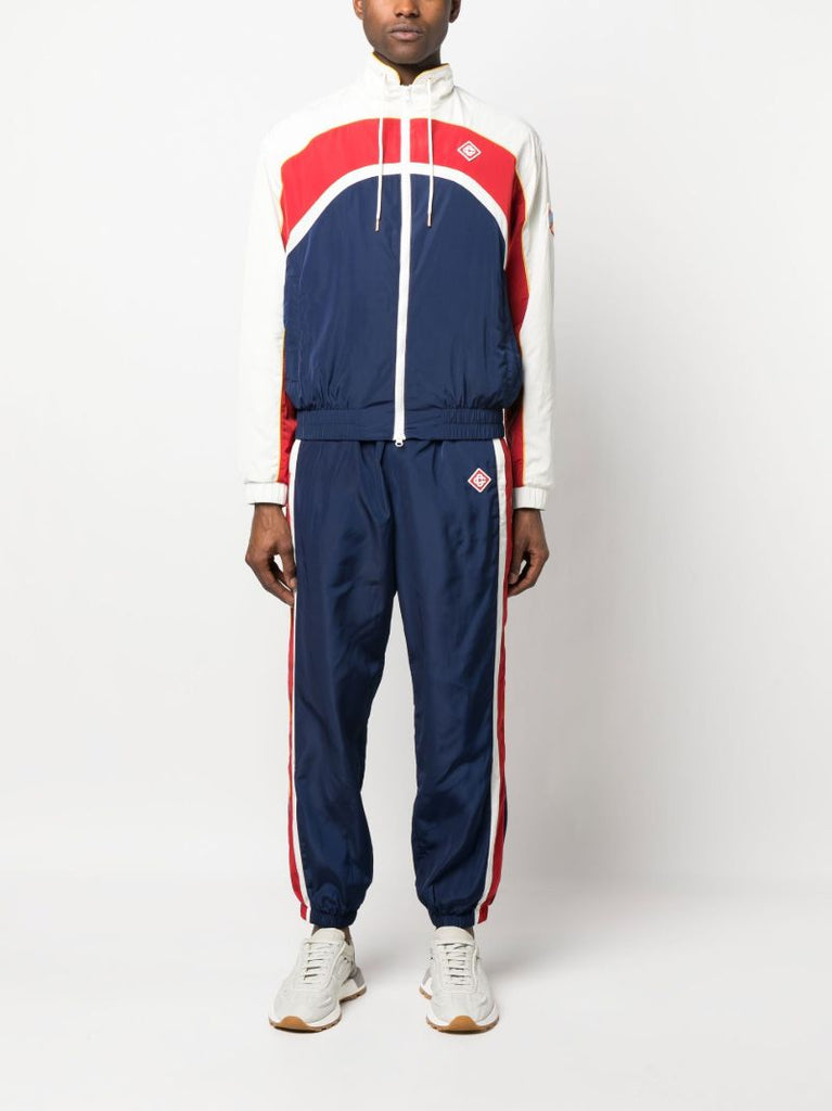 Blue Stripe Track Pants