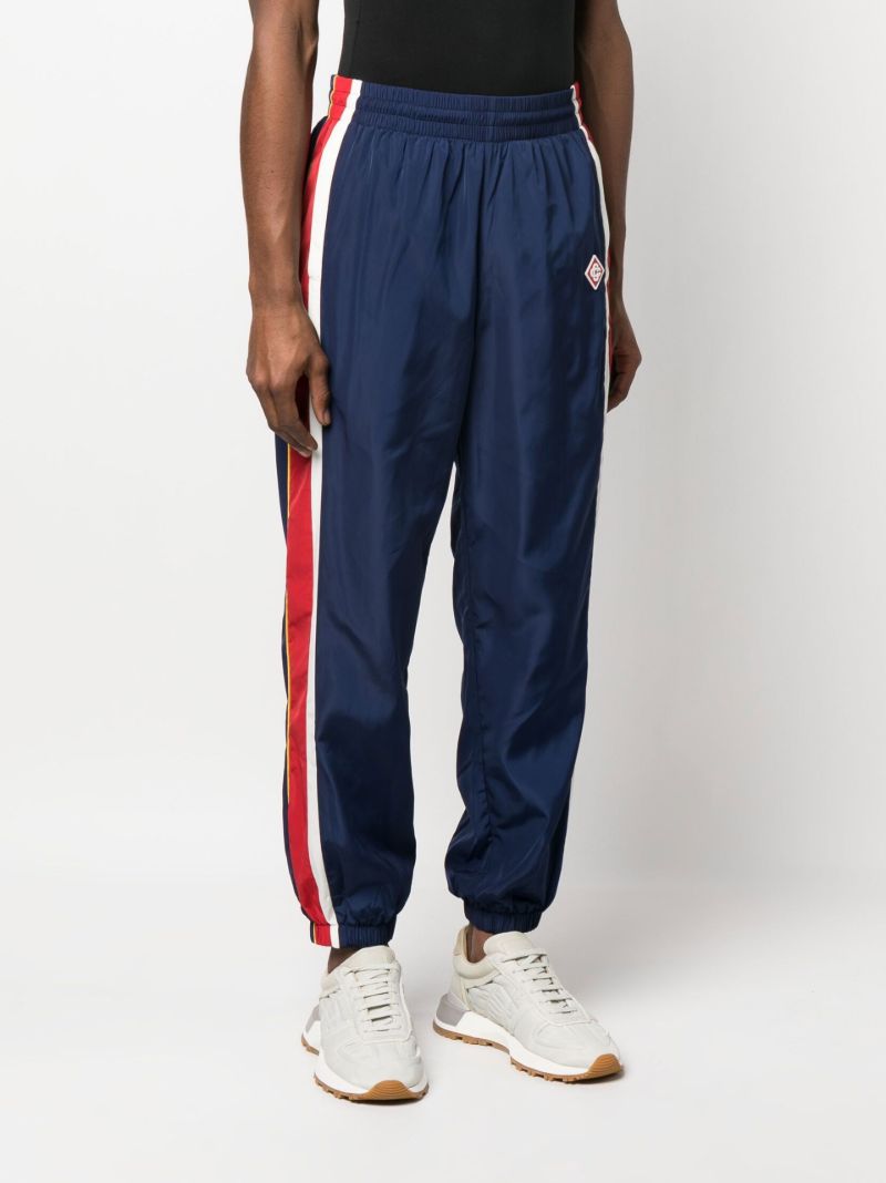 Blue Stripe Track Pants