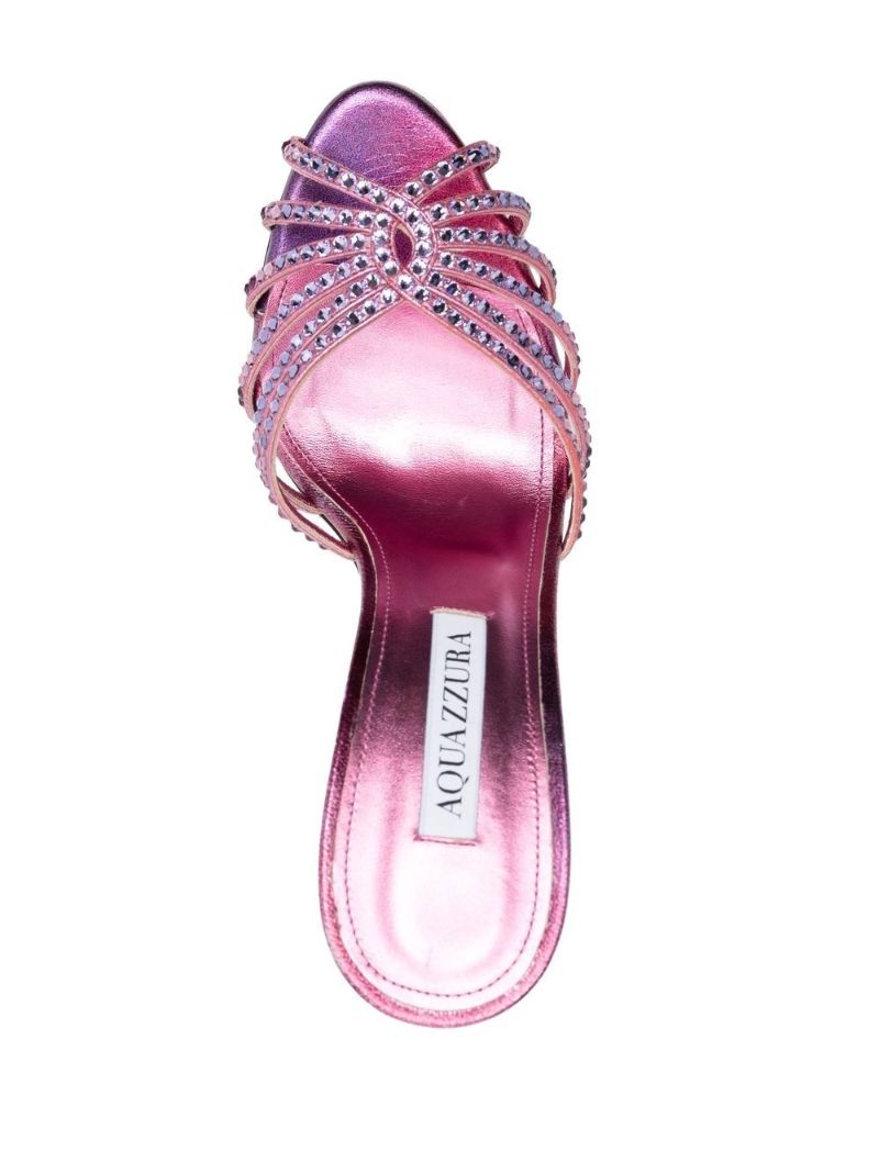 Pink Flow 105 Leather Mules