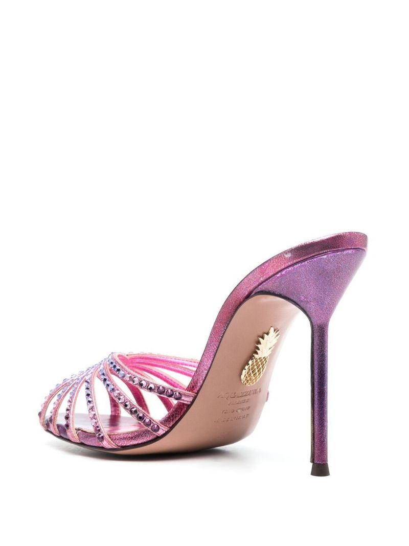 Pink Flow 105 Leather Mules