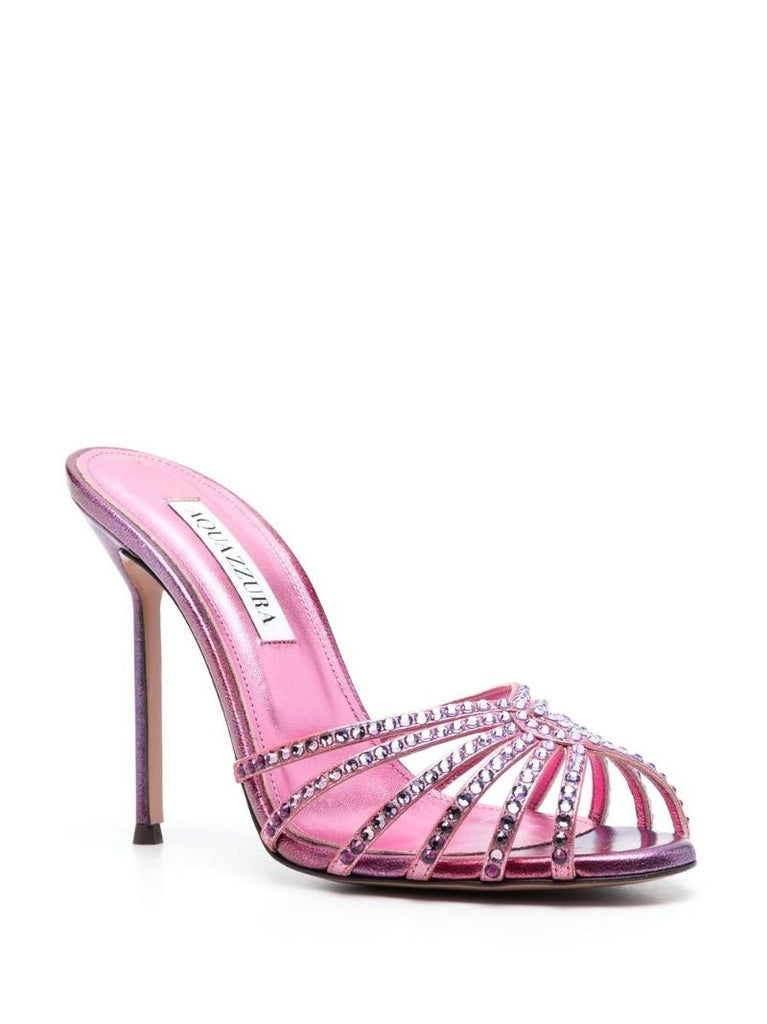 Pink Flow 105 Leather Mules
