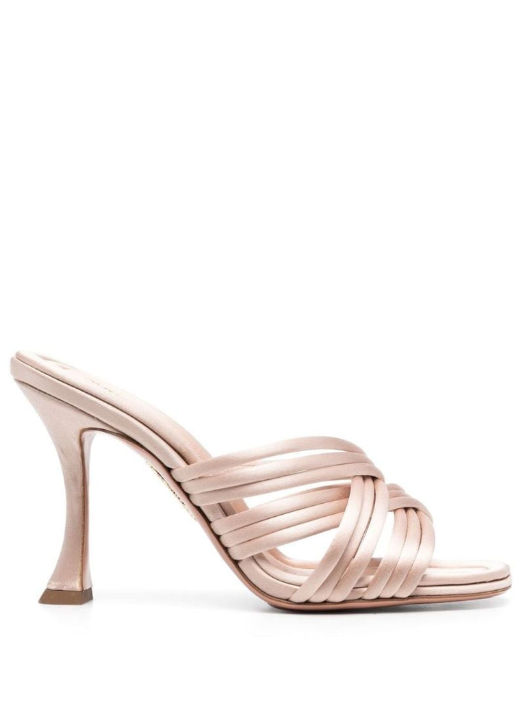 Pink Oahu 95 Satin Mules