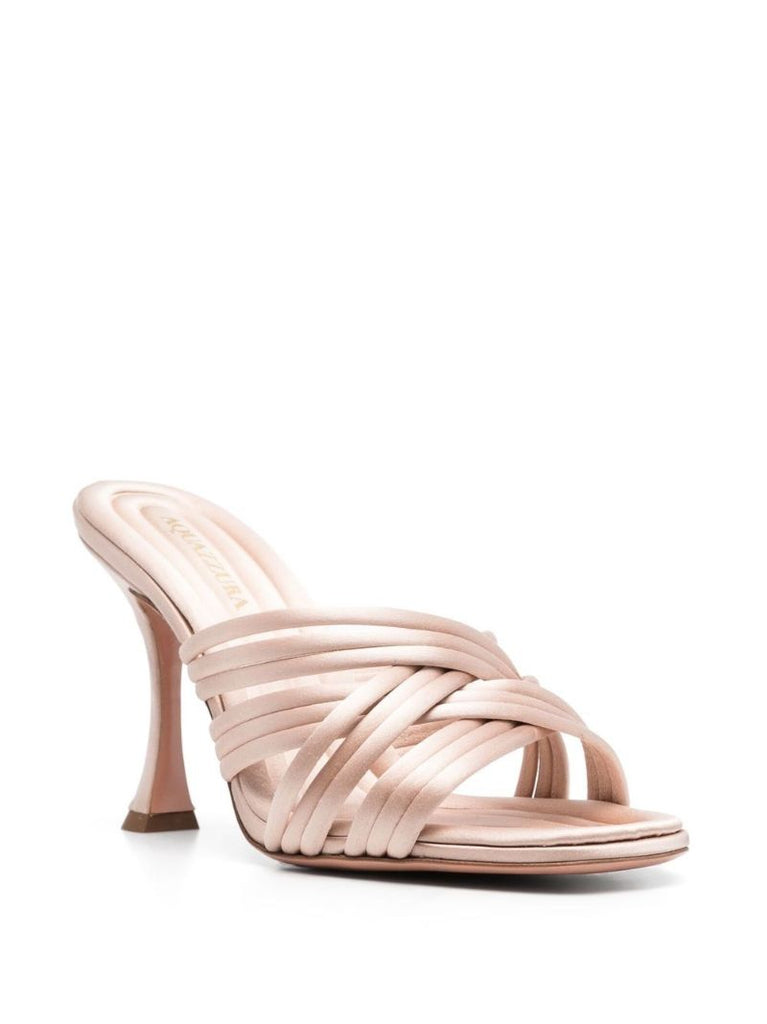 Pink Oahu 95 Satin Mules