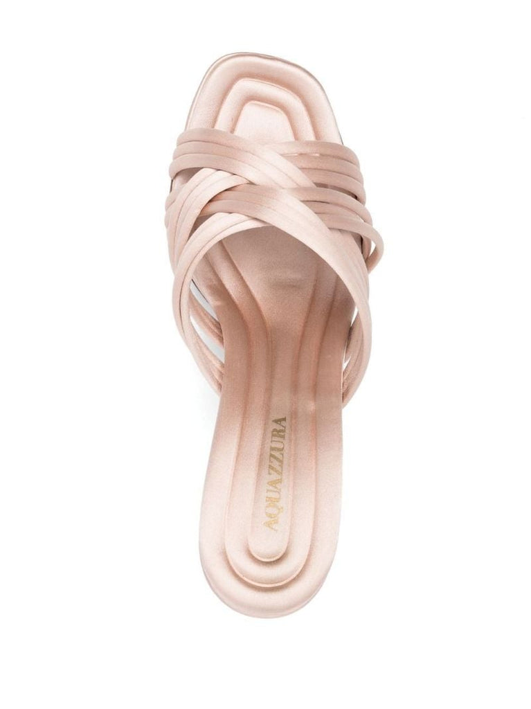 Pink Oahu 95 Satin Mules