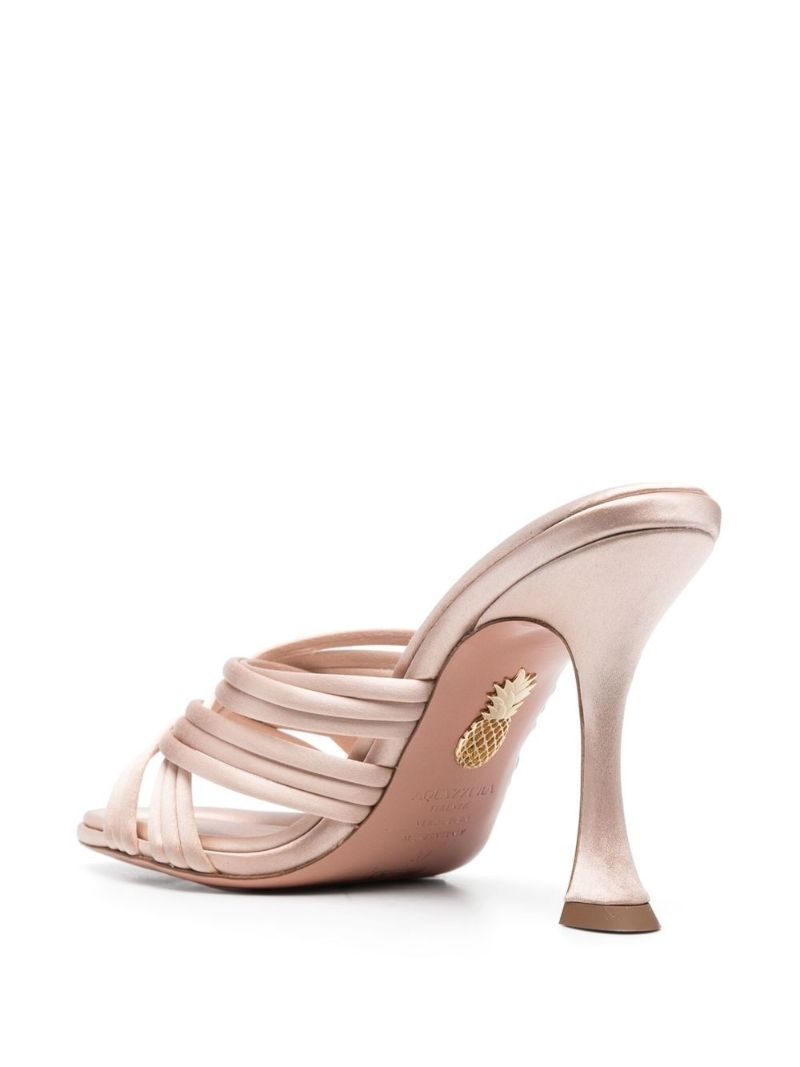 Pink Oahu 95 Satin Mules