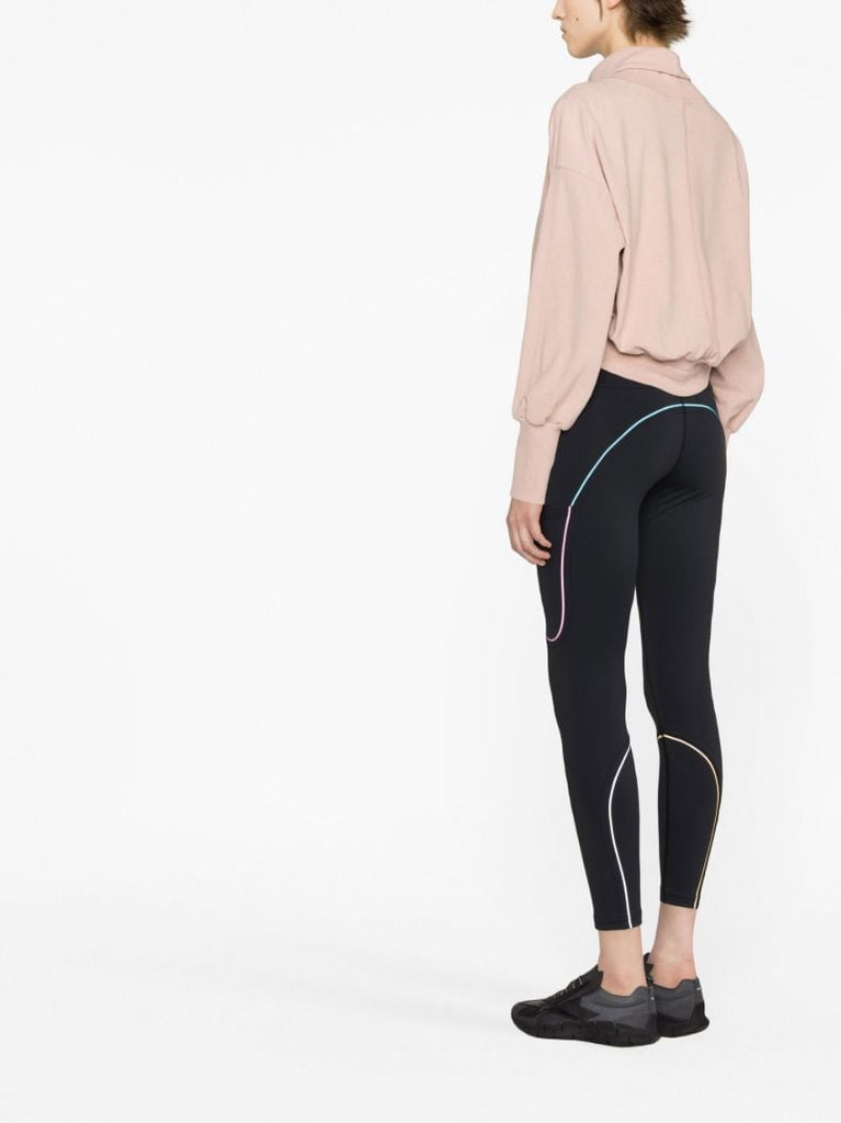 Black Frostknit 7/8 Performance Leggings