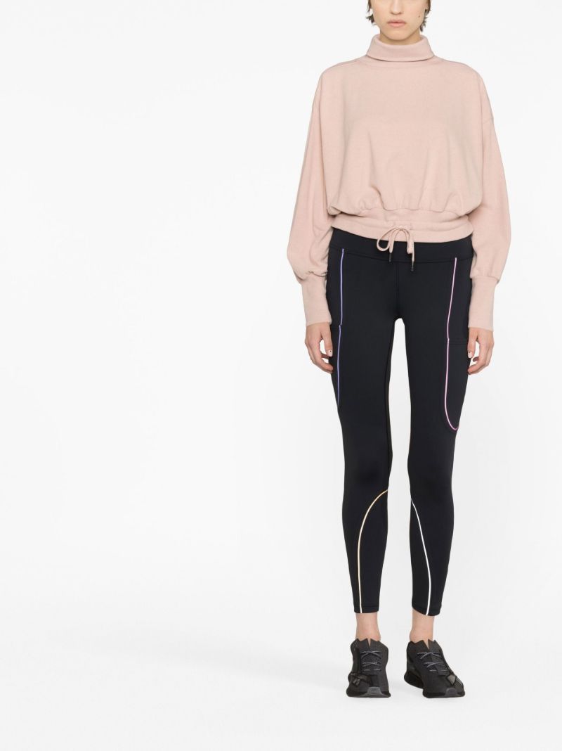 Black Frostknit 7/8 Performance Leggings