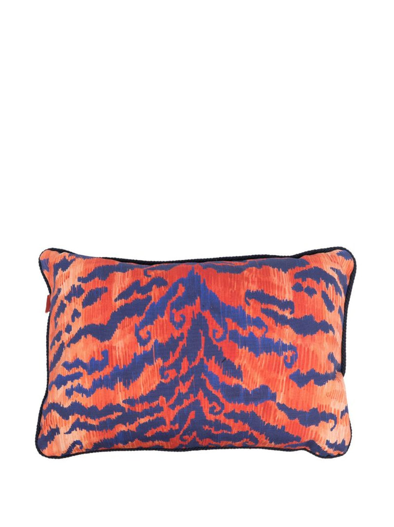 Orange Tiger Effect Cushion