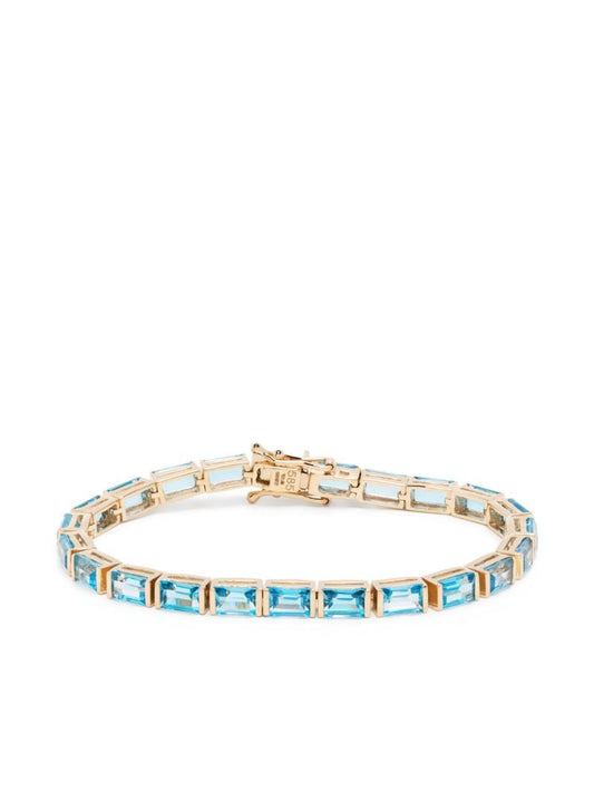 14k Yellow Gold Topaz Bracelet