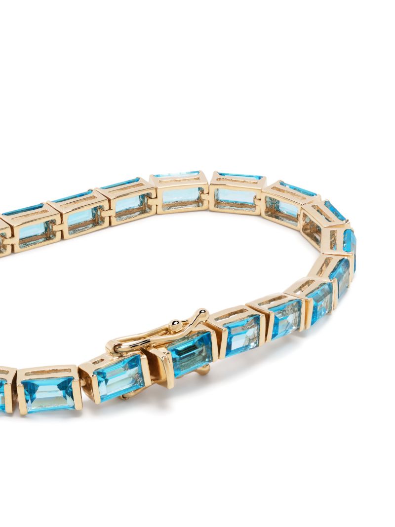 14k Yellow Gold Topaz Bracelet