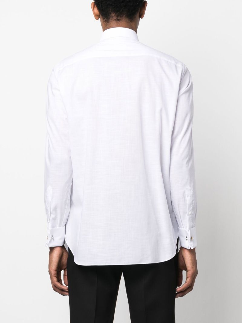 White Long Sleeve Cotton Shirt