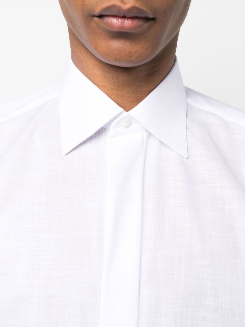 White Long Sleeve Cotton Shirt