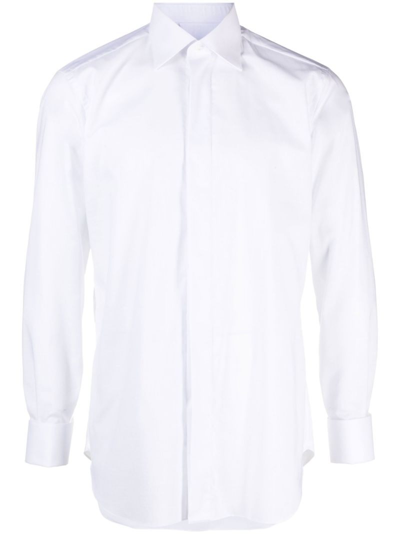 White Long Sleeve Cotton Shirt