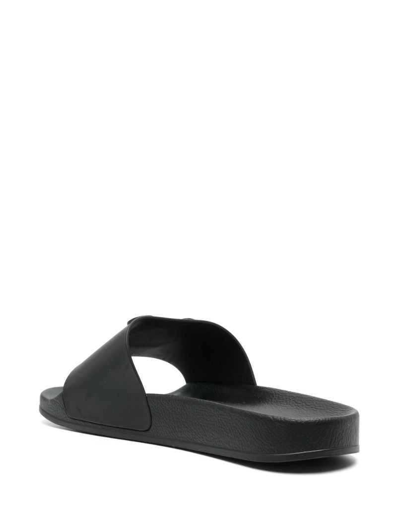 Black Teddy Bear Rubber Slides