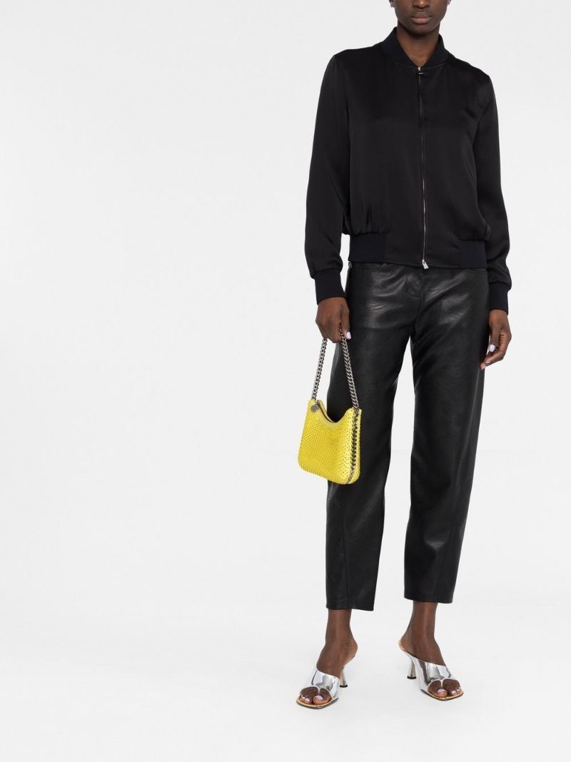 Yellow Falabella Crystal-embellished Shoulder Bag