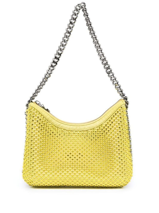 Yellow Falabella Crystal-embellished Shoulder Bag
